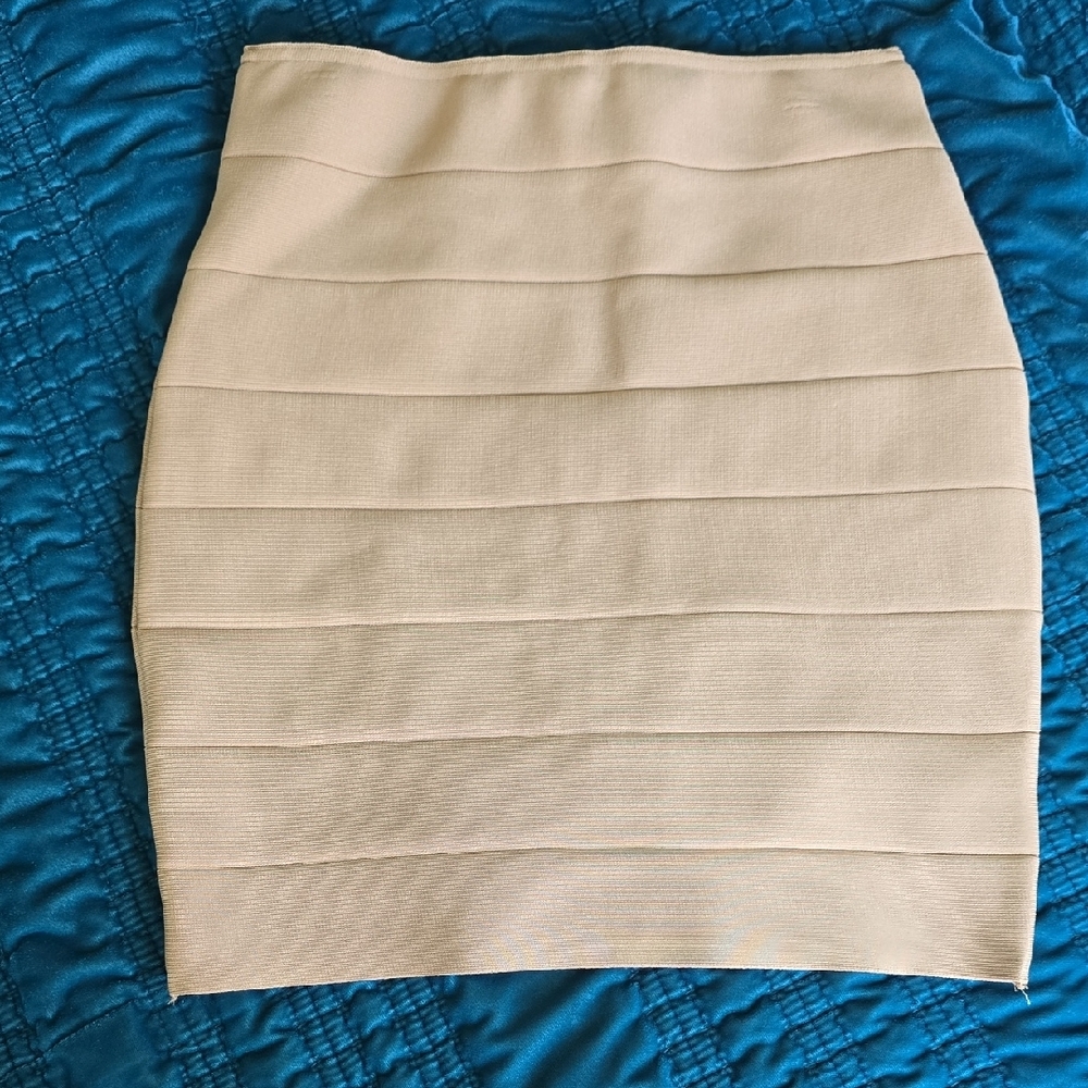 Chocolate Cream Pencil Mini Skirt